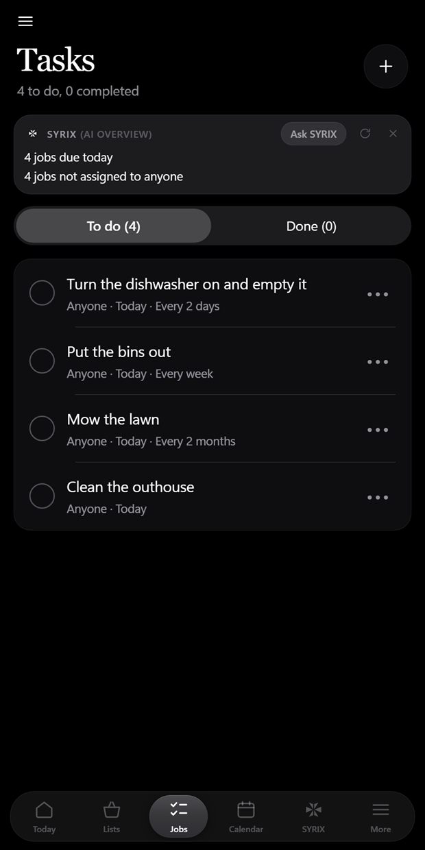 Kohli — household jobs
