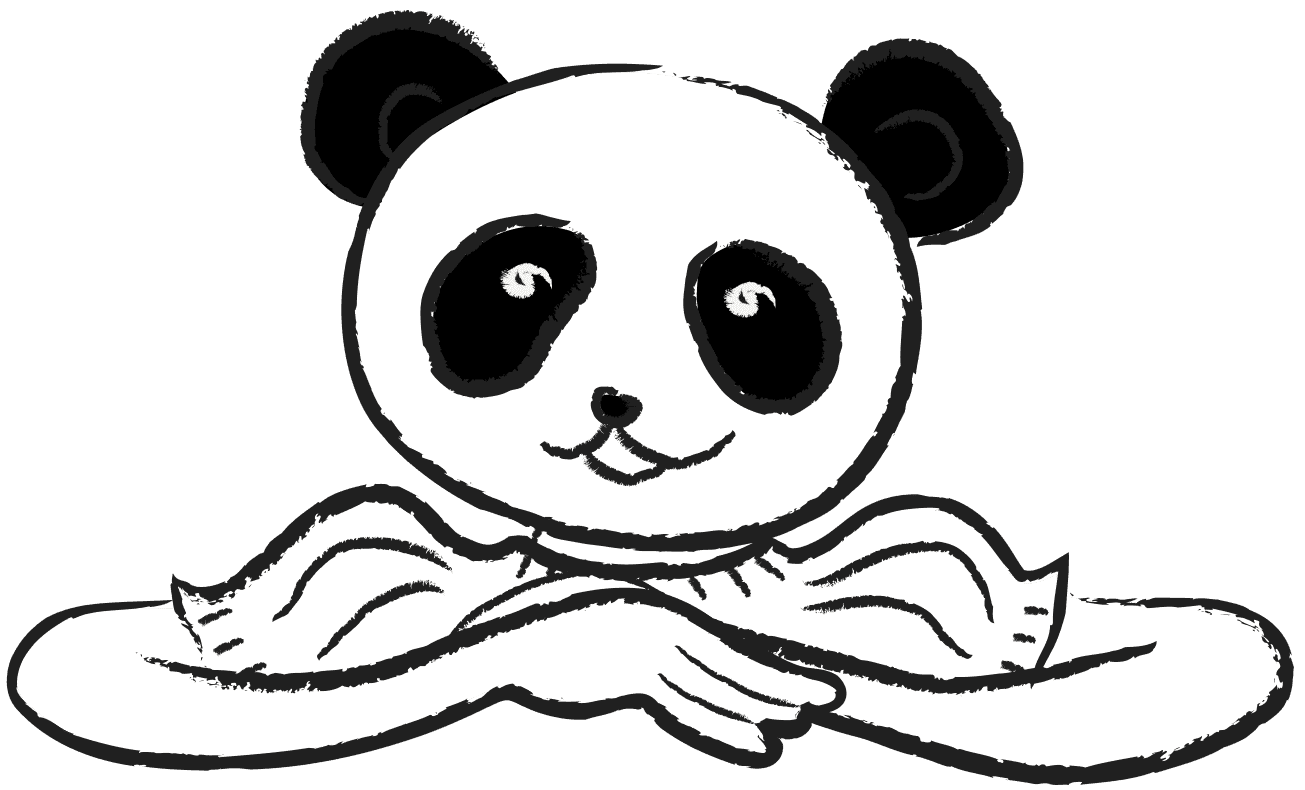 The Literal Humans panda